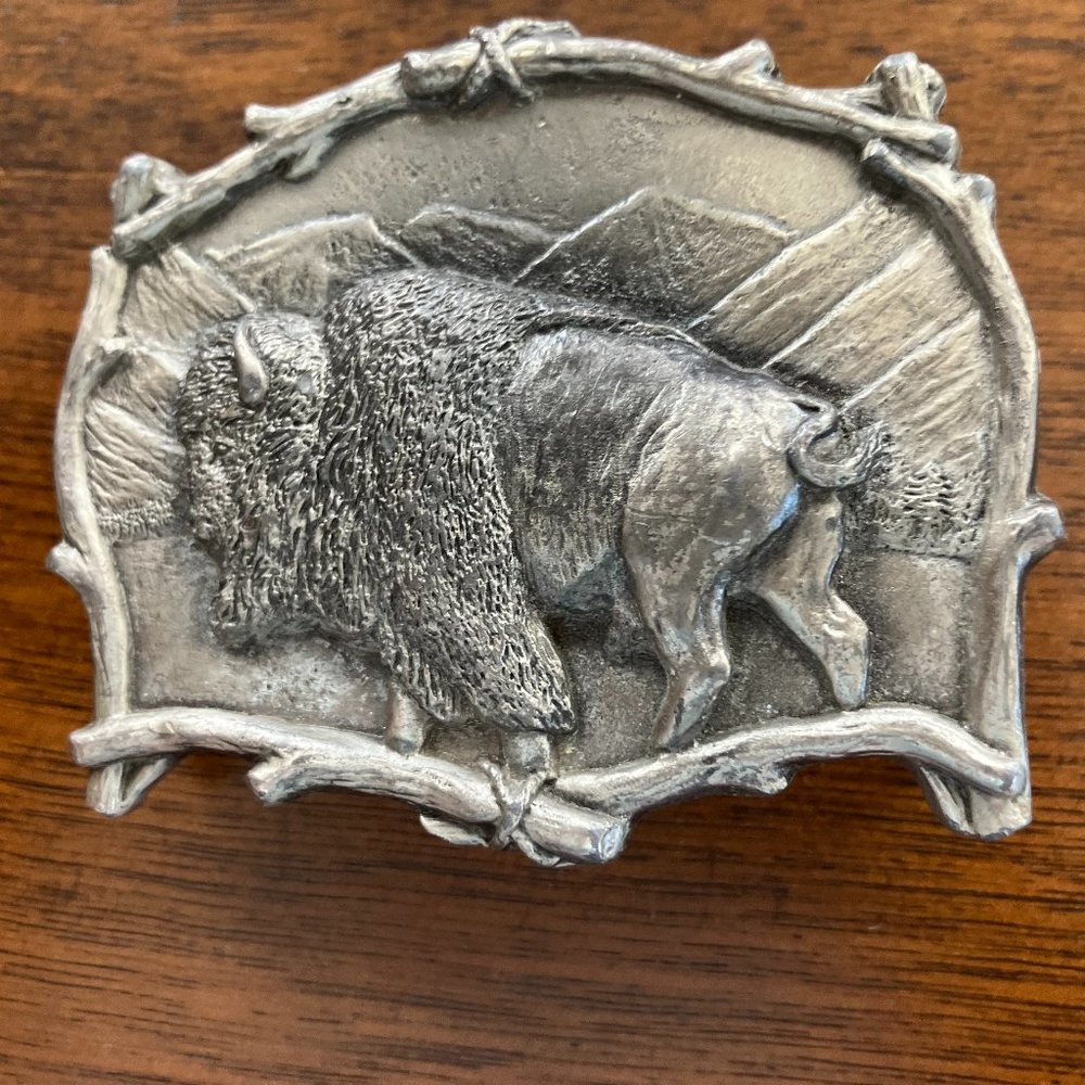 BISON BELT BUCKLE